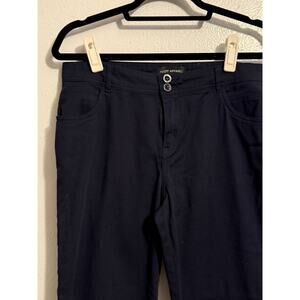 Alloy Apparel Women's Dark Blue Pants straight leg ,sz 13x35